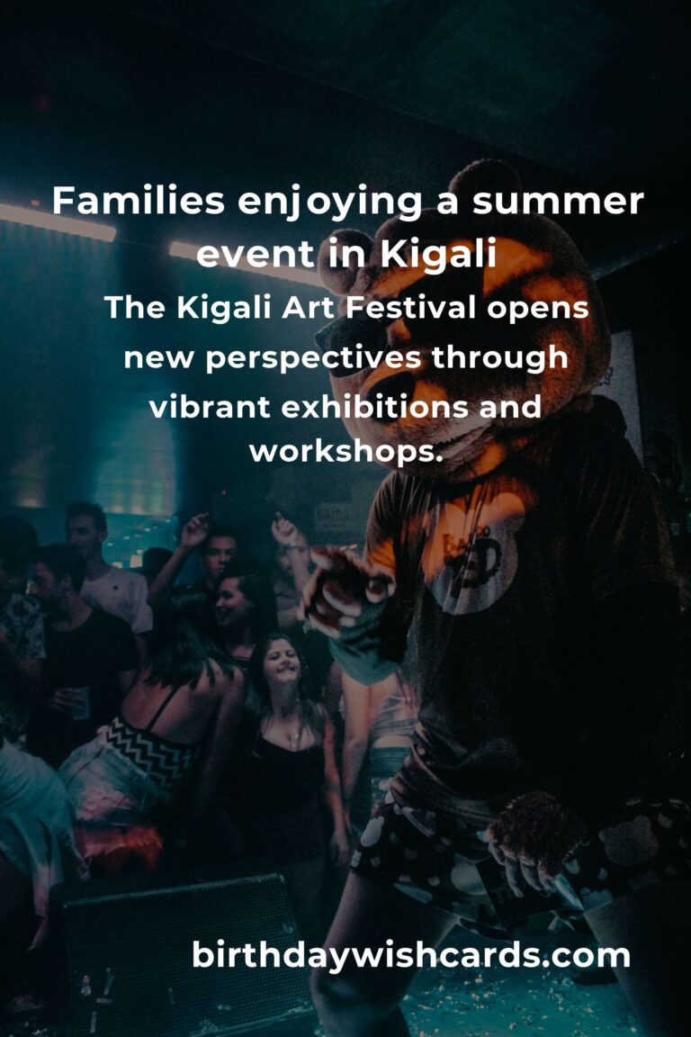 Discover the Best Summer Events in Kigali: A Parent’s Guide to Creating Unforgettable Family Memories