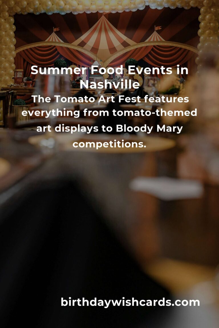 Discover the Best Summer Events in Nashville for Food Lovers