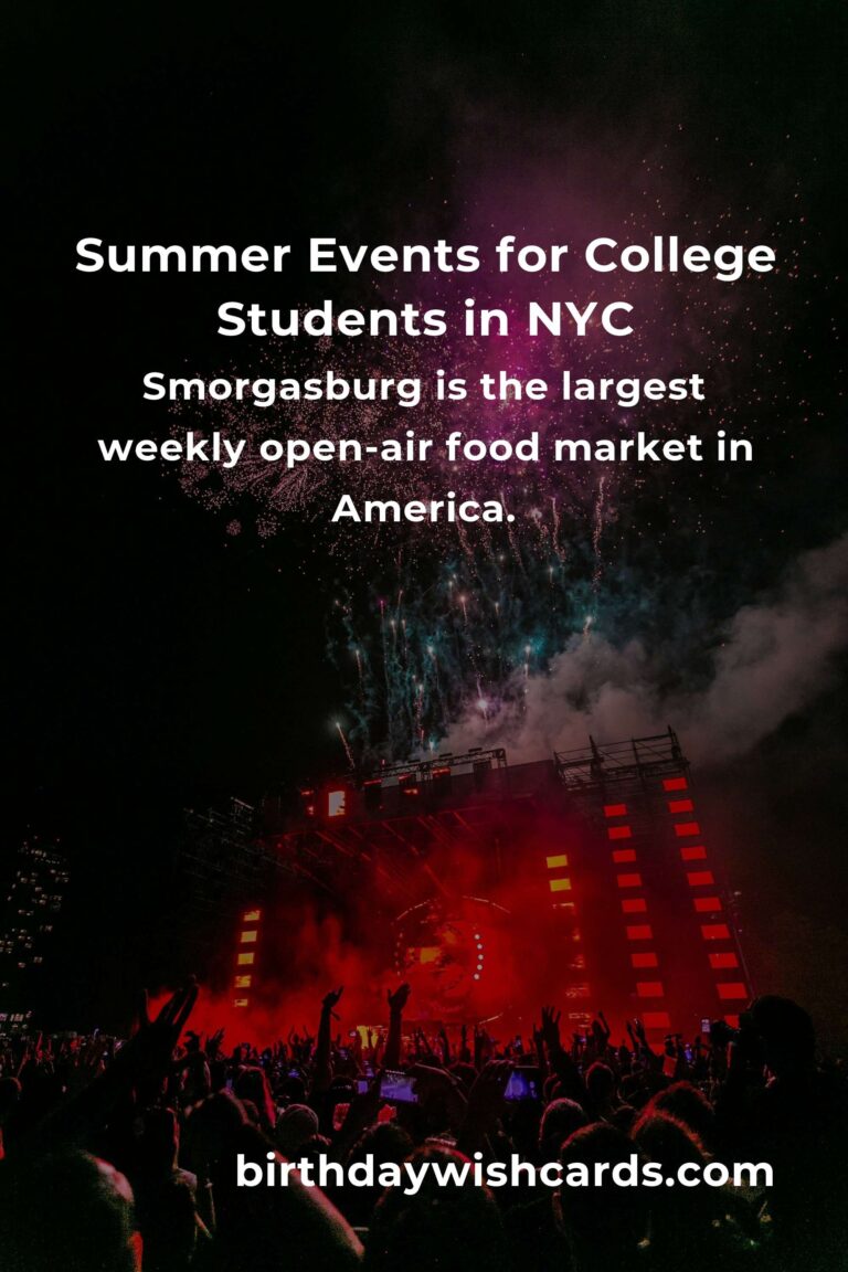 Discover the Best Summer Events in New York for College Students