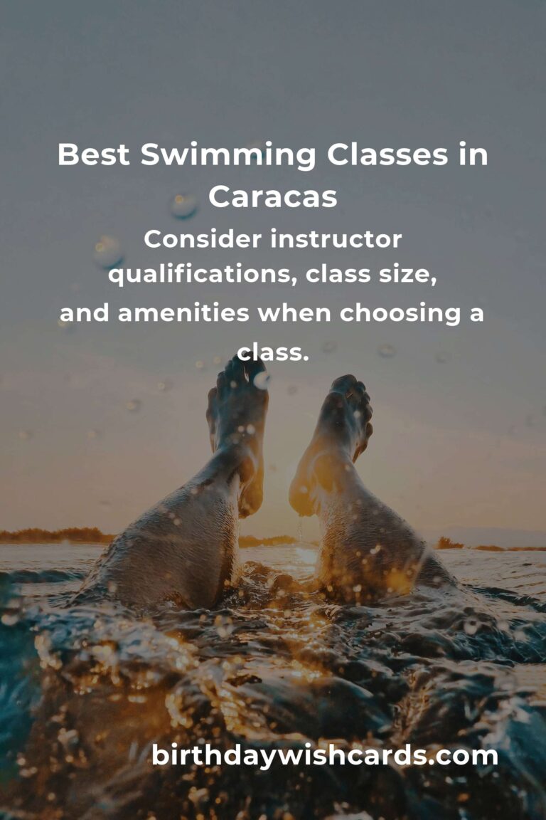 Discover the Best Swimming Classes in Caracas for 2025