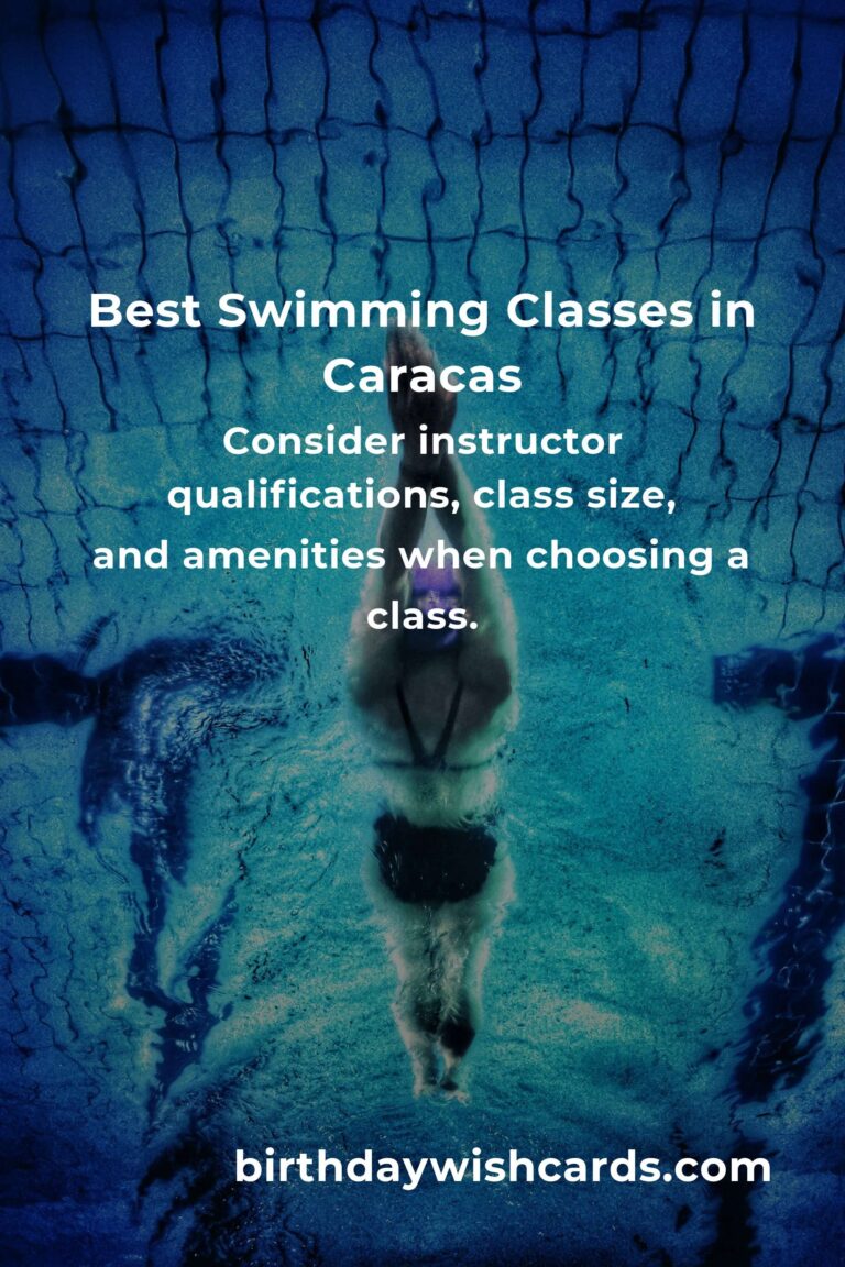 Discover the Best Swimming Classes in Caracas for 2025