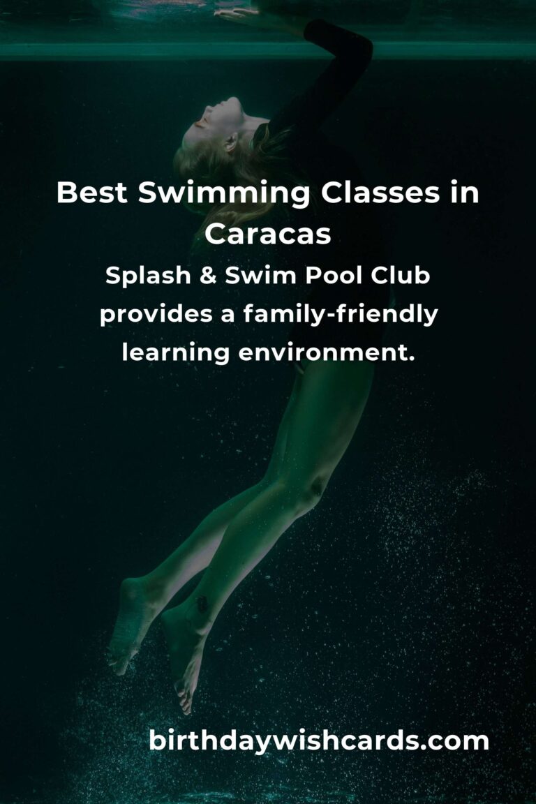Discover the Best Swimming Classes in Caracas for 2025