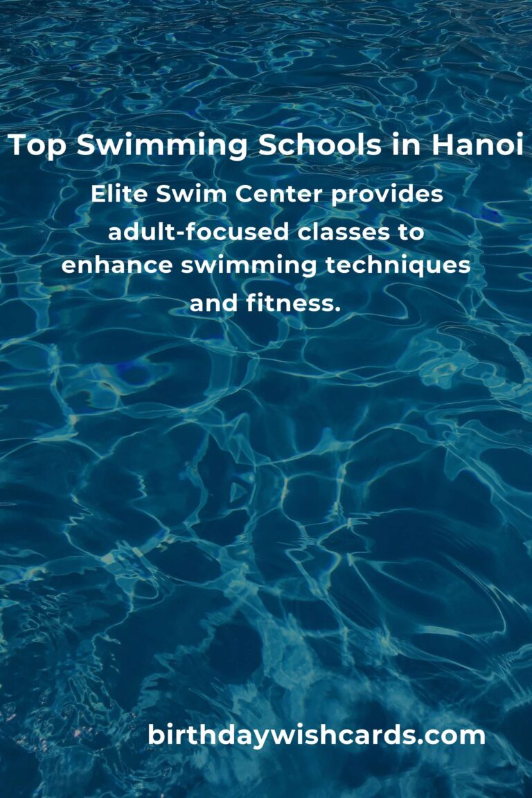 Discover the Best Swimming Classes in Hanoi for 2025