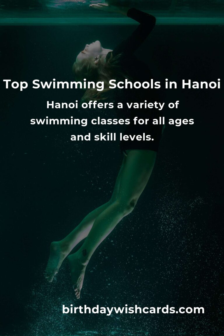 Discover the Best Swimming Classes in Hanoi for 2025