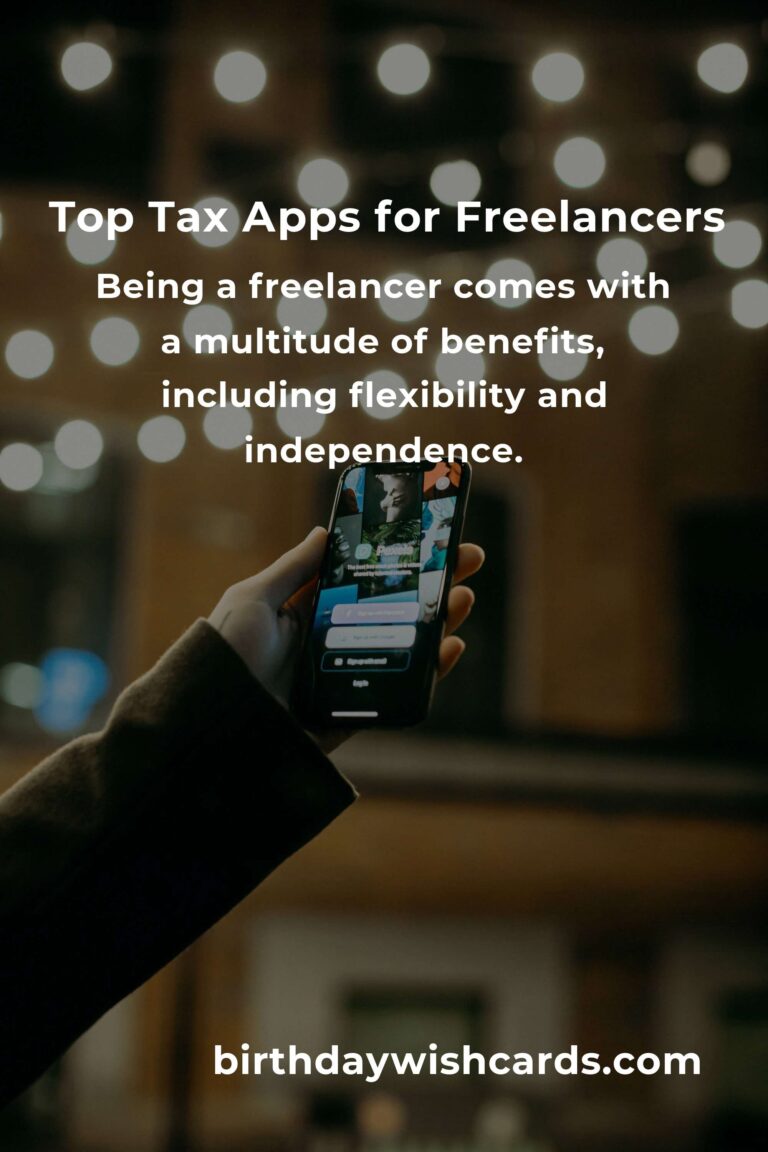Discover the Best Tax Savings Apps for Freelancers