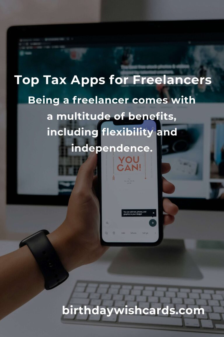 Discover the Best Tax Savings Apps for Freelancers