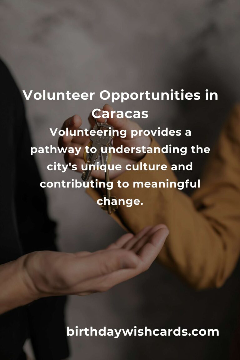 Discover the Best Volunteer Opportunities for First-Time Buyers in Caracas