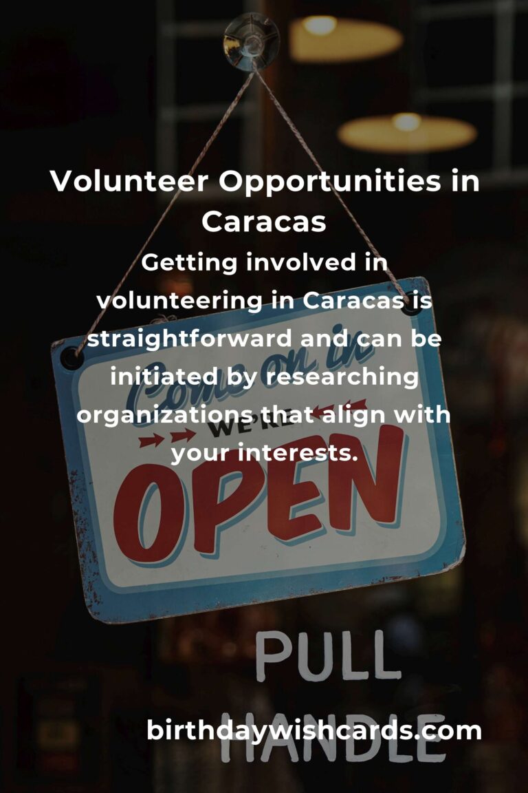 Discover the Best Volunteer Opportunities for First-Time Buyers in Caracas