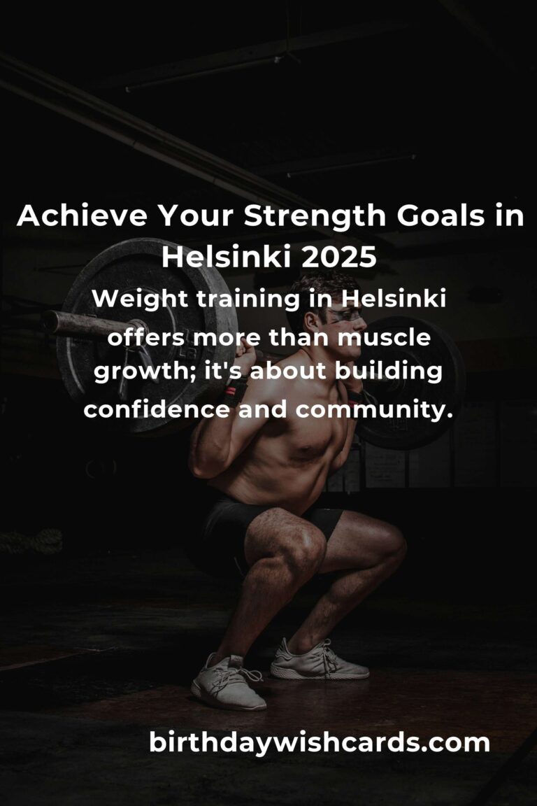 Discover the Best Weight Training Classes in Helsinki for 2025: Strengthen Your Body and Soul