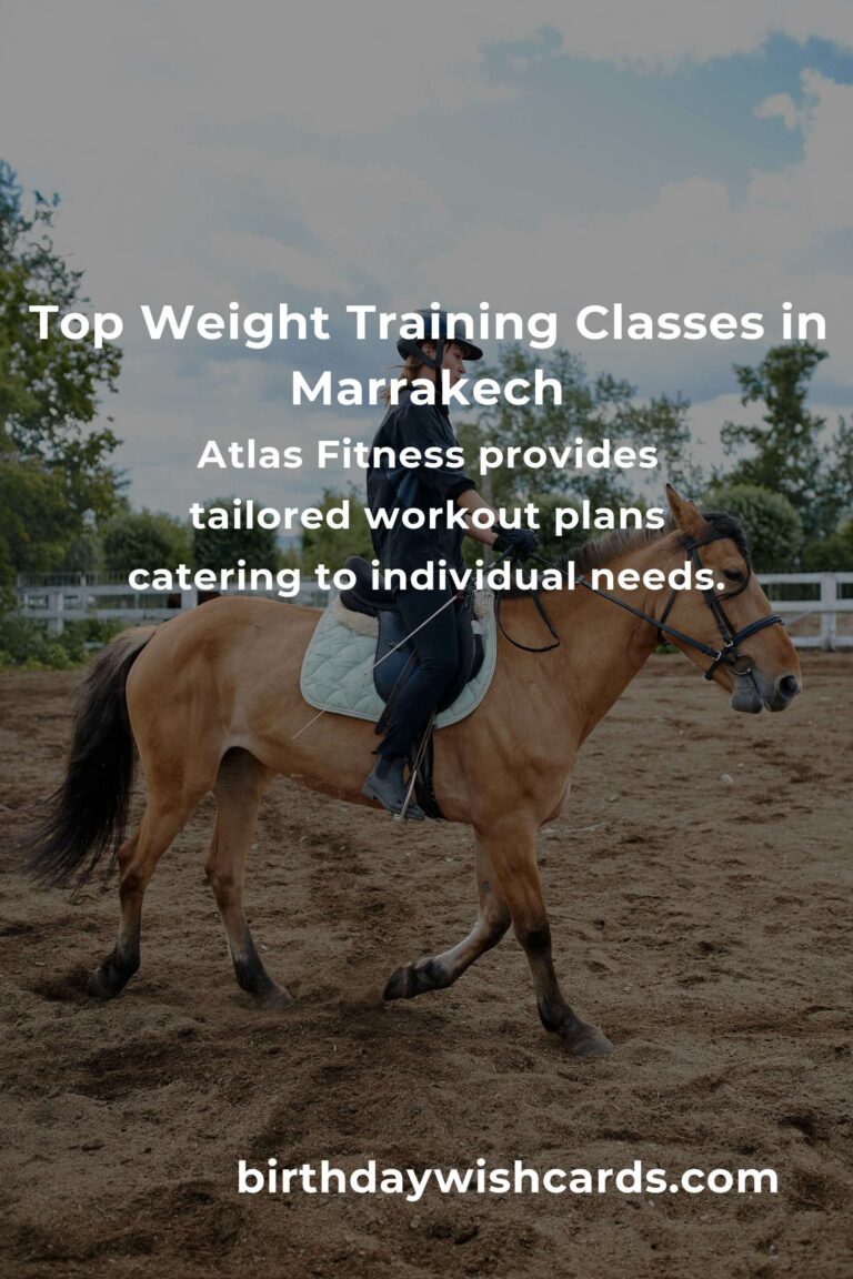 Discover the Best Weight Training Classes in Marrakech for Optimal Fitness in 2025