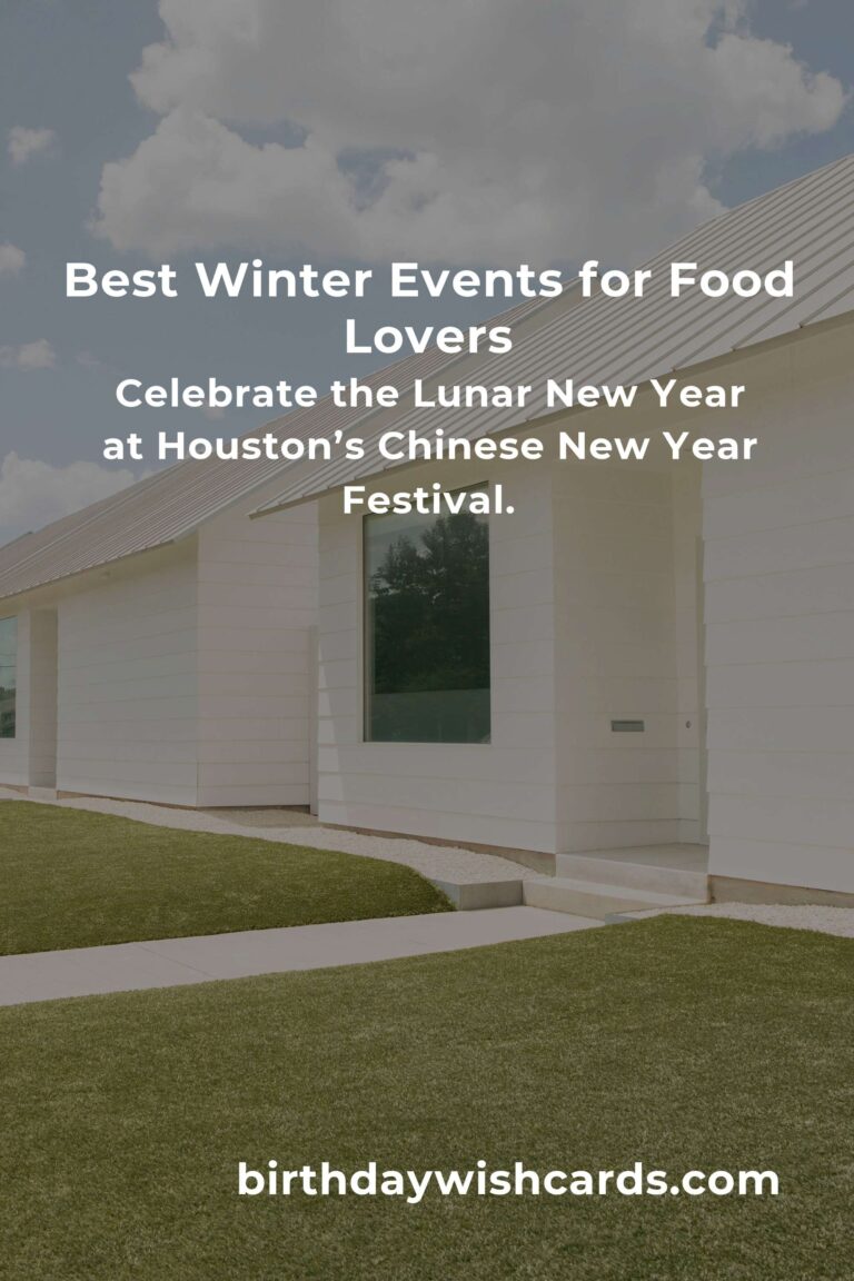 Discover the Best Winter Events in Houston for Food Lovers