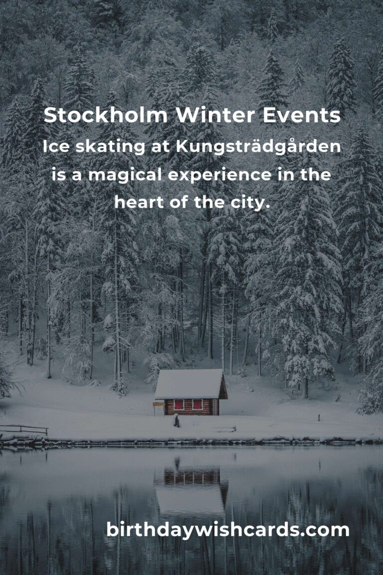 Discover the Best Winter Events in Stockholm for Young Adults