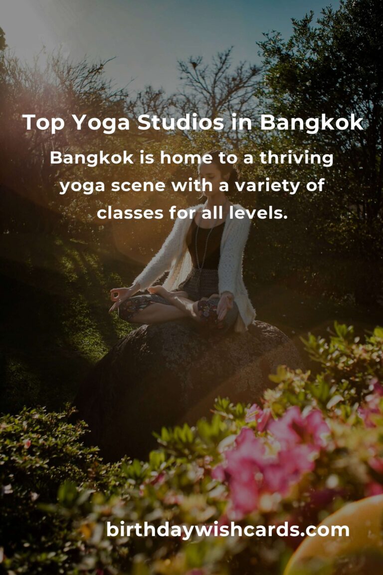 Discover the Best Yoga Classes in Bangkok for 2025
