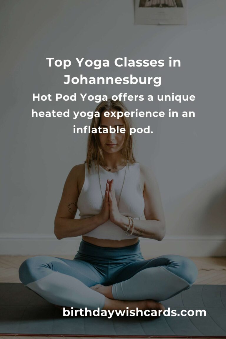 Discover the Best Yoga Classes in Johannesburg for 2025