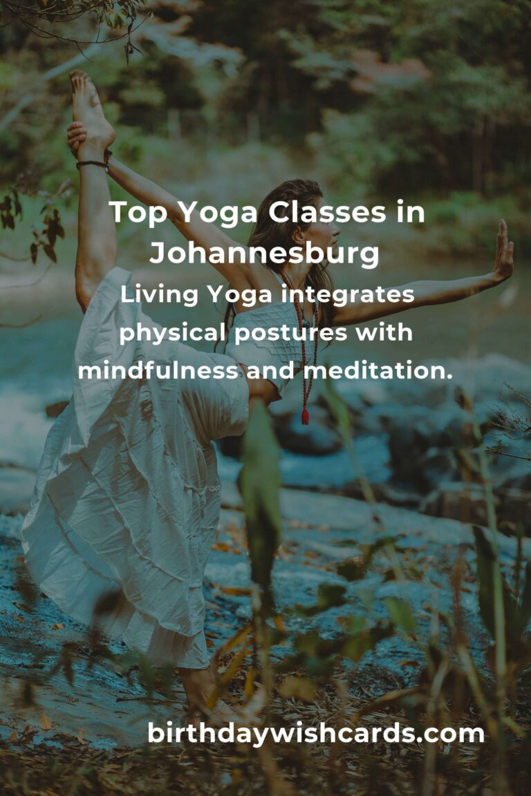 Discover the Best Yoga Classes in Johannesburg for 2025