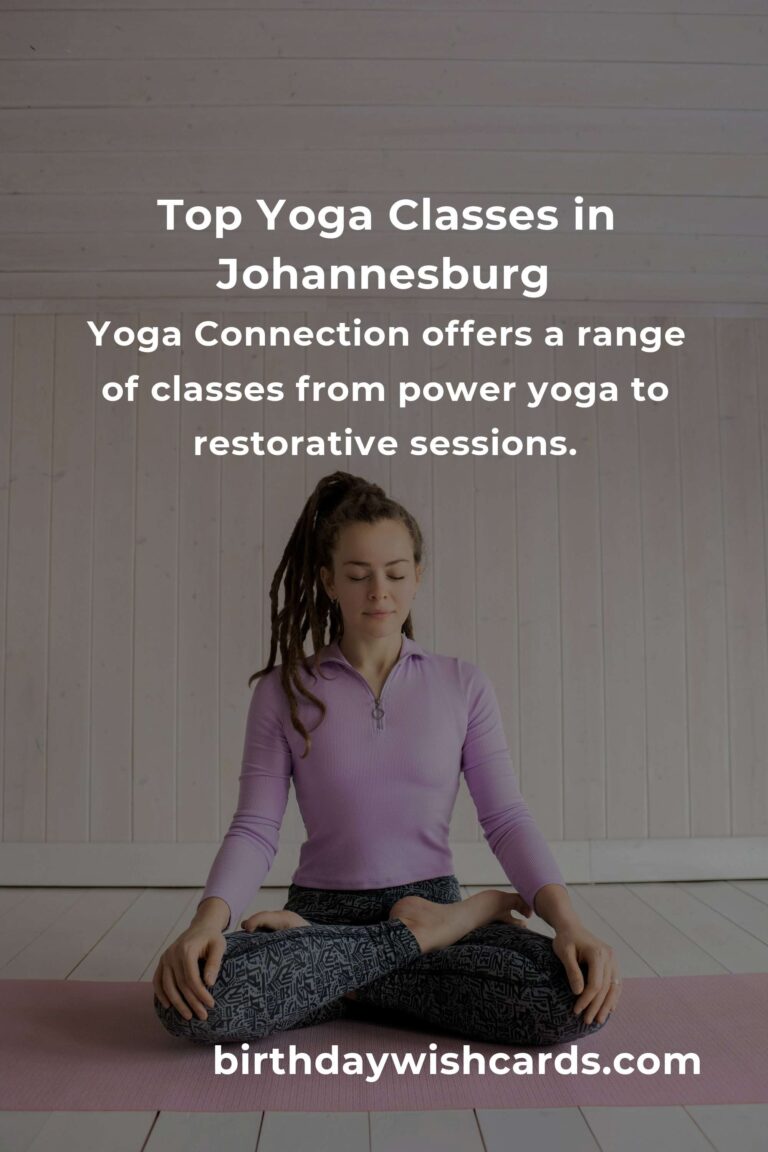 Discover the Best Yoga Classes in Johannesburg for 2025