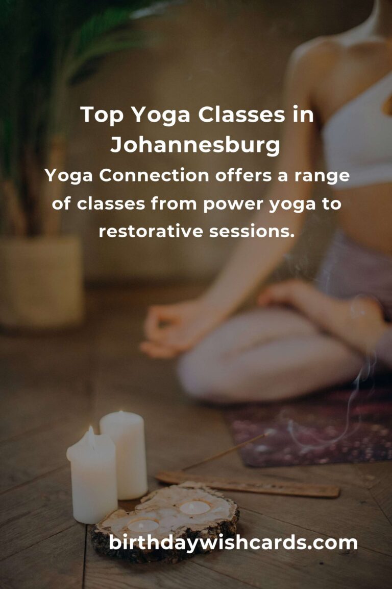 Discover the Best Yoga Classes in Johannesburg for 2025