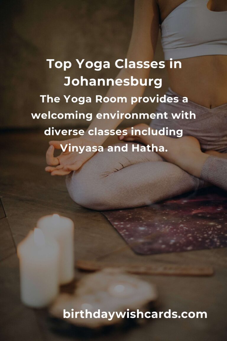 Discover the Best Yoga Classes in Johannesburg for 2025