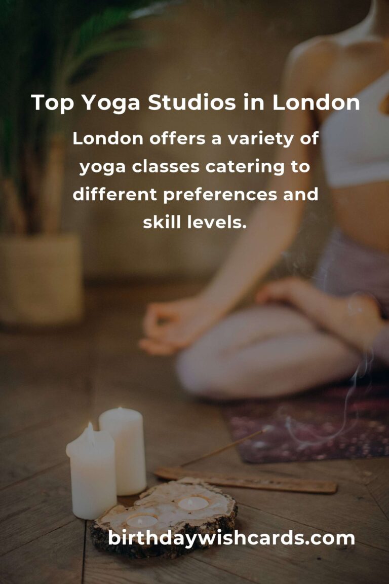 Discover the Best Yoga Classes in London for 2025