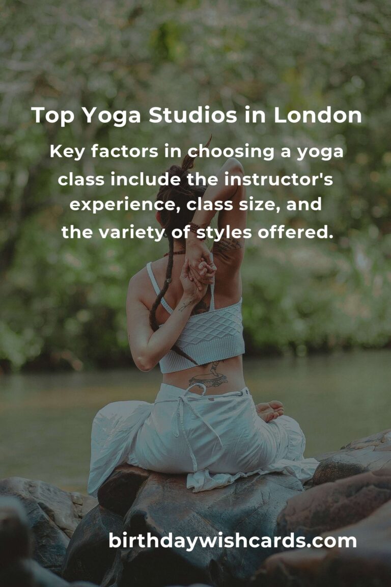 Discover the Best Yoga Classes in London for 2025