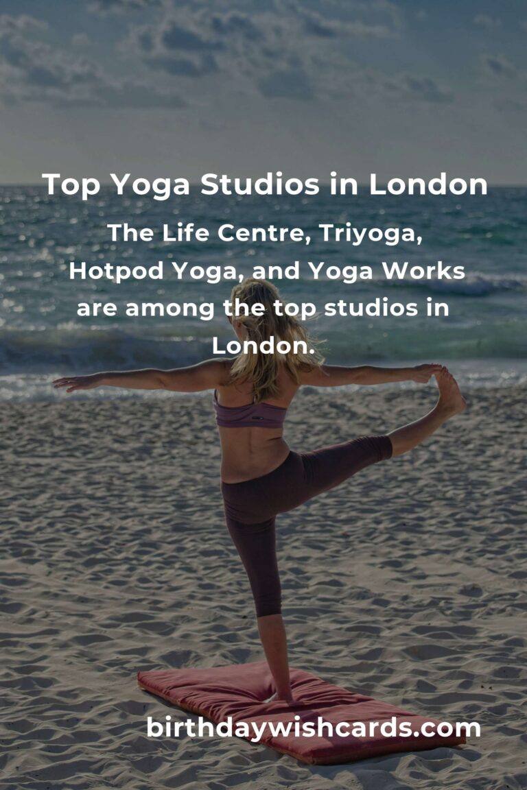 Discover the Best Yoga Classes in London for 2025