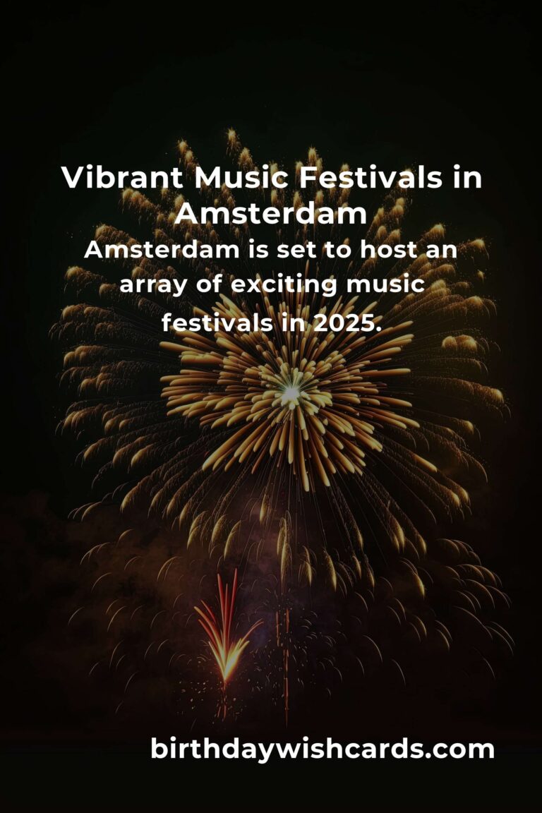 Discover the Exciting Upcoming Music Festivals in Amsterdam for 2025