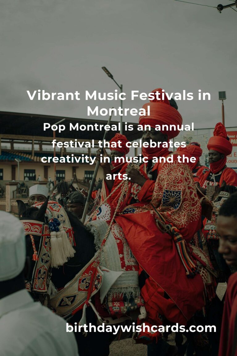 Discover the Exciting Upcoming Music Festivals in Montreal for 2025