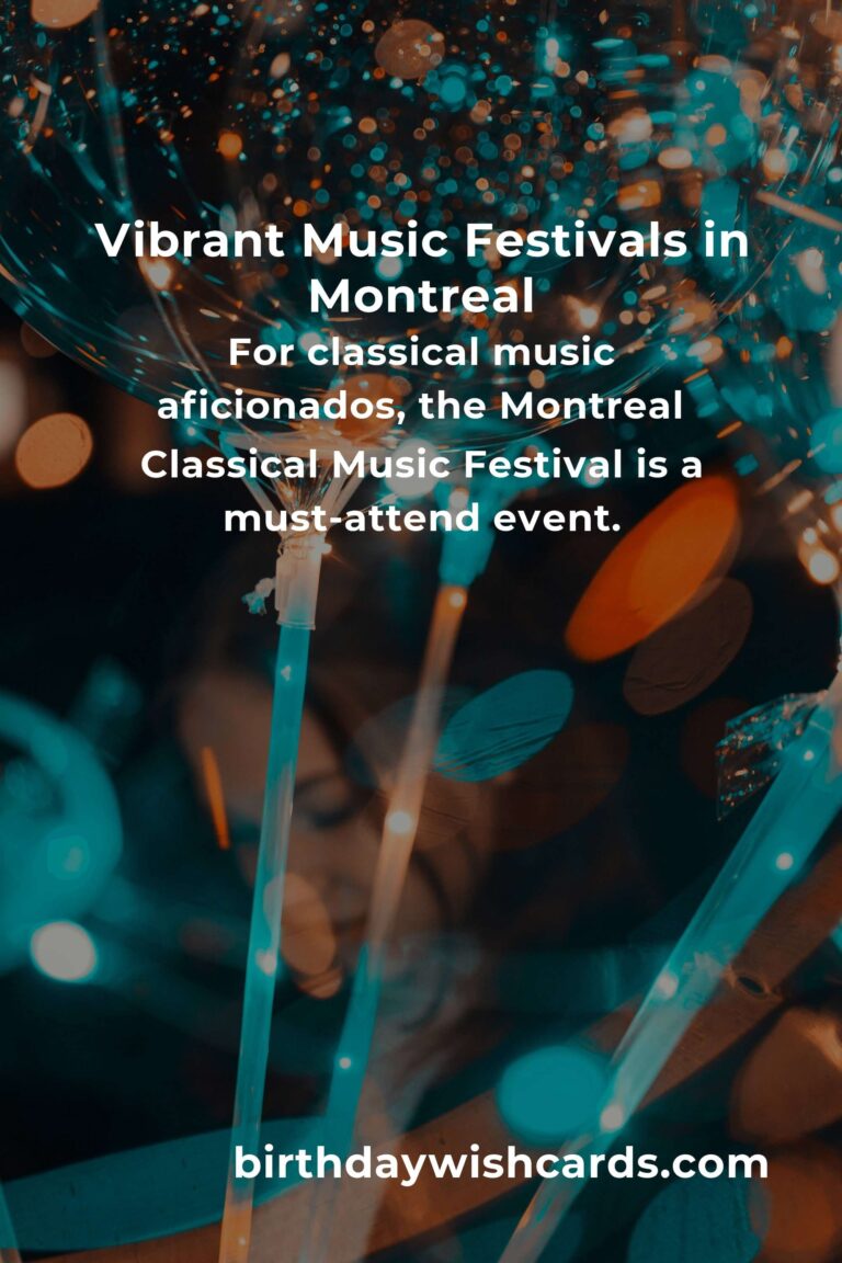 Discover the Exciting Upcoming Music Festivals in Montreal for 2025