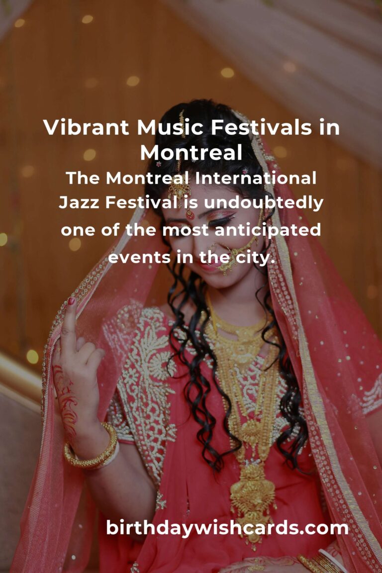 Discover the Exciting Upcoming Music Festivals in Montreal for 2025