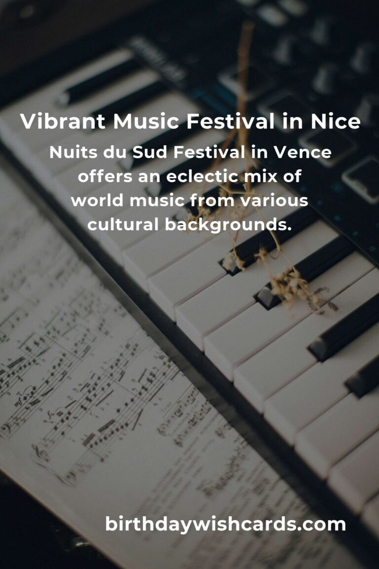 Discover the Exciting Upcoming Music Festivals in Nice for 2025