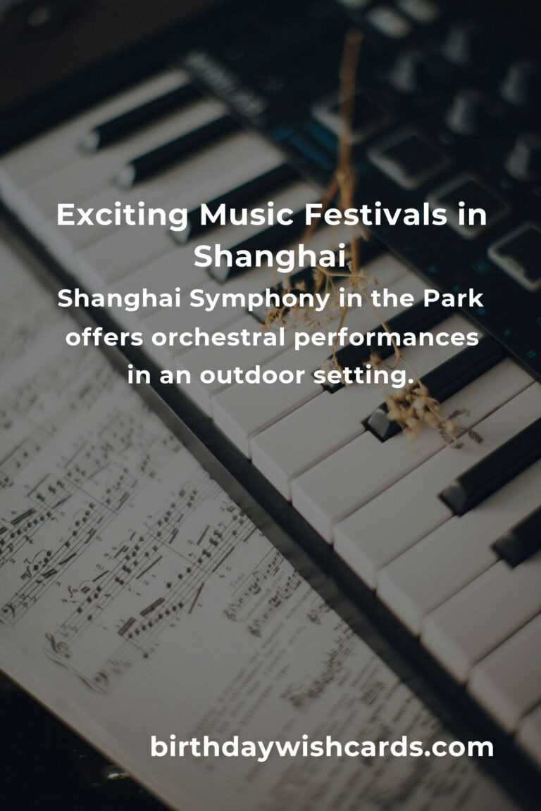 Discover the Exciting Upcoming Music Festivals in Shanghai for 2025