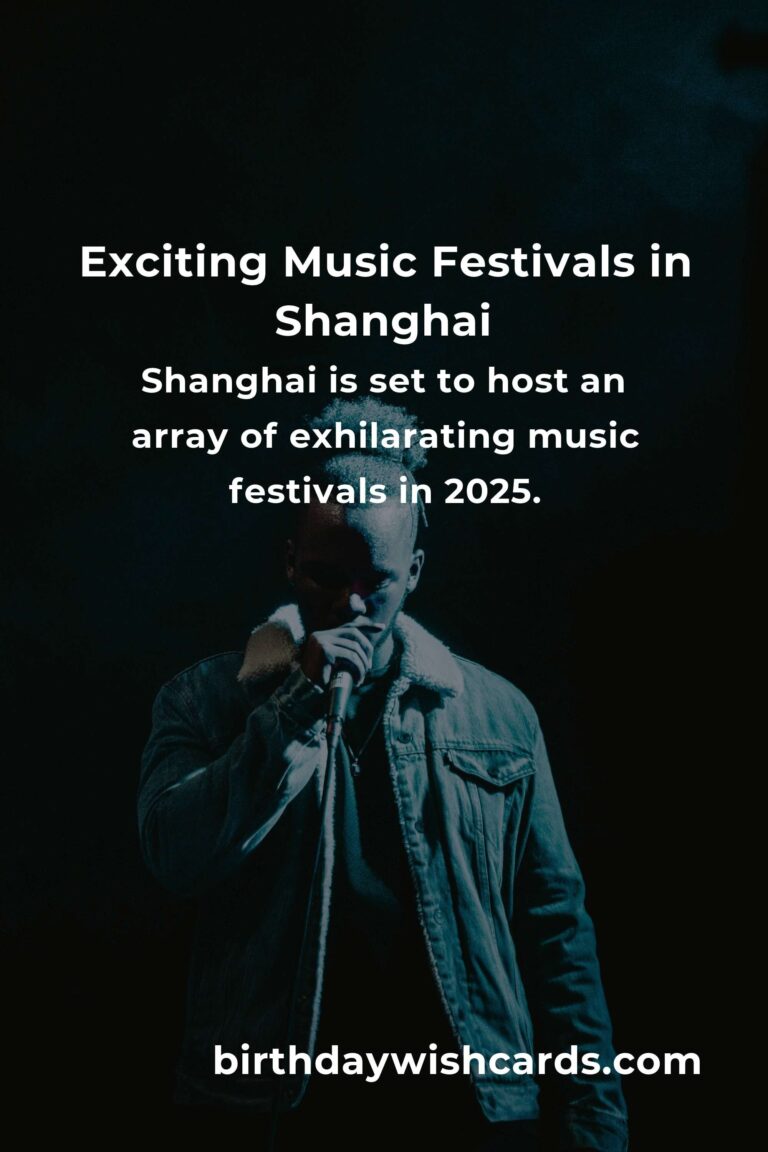 Discover the Exciting Upcoming Music Festivals in Shanghai for 2025