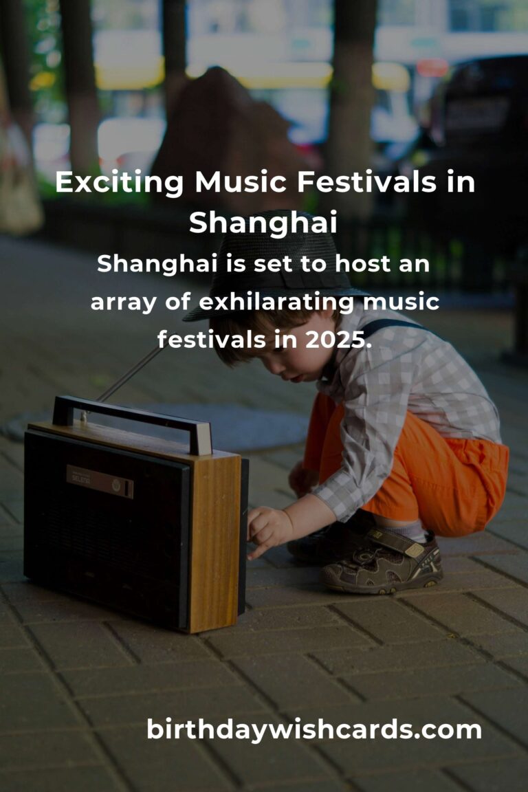 Discover the Exciting Upcoming Music Festivals in Shanghai for 2025