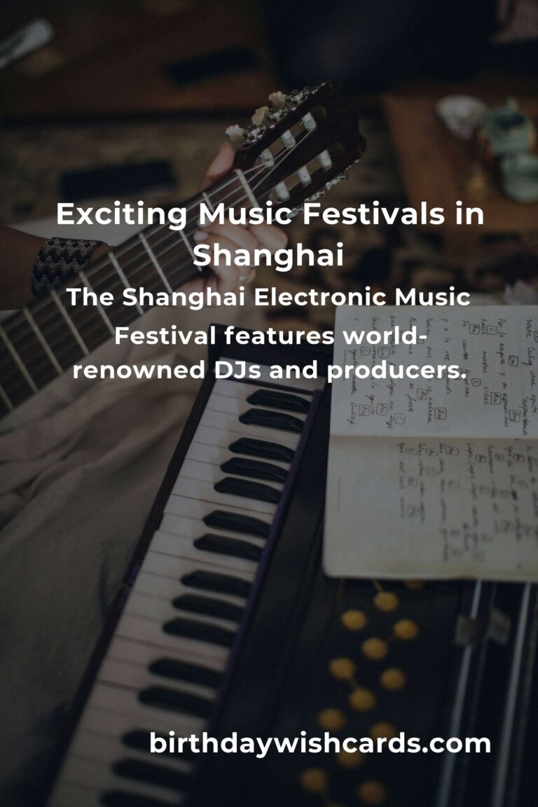 Discover the Exciting Upcoming Music Festivals in Shanghai for 2025