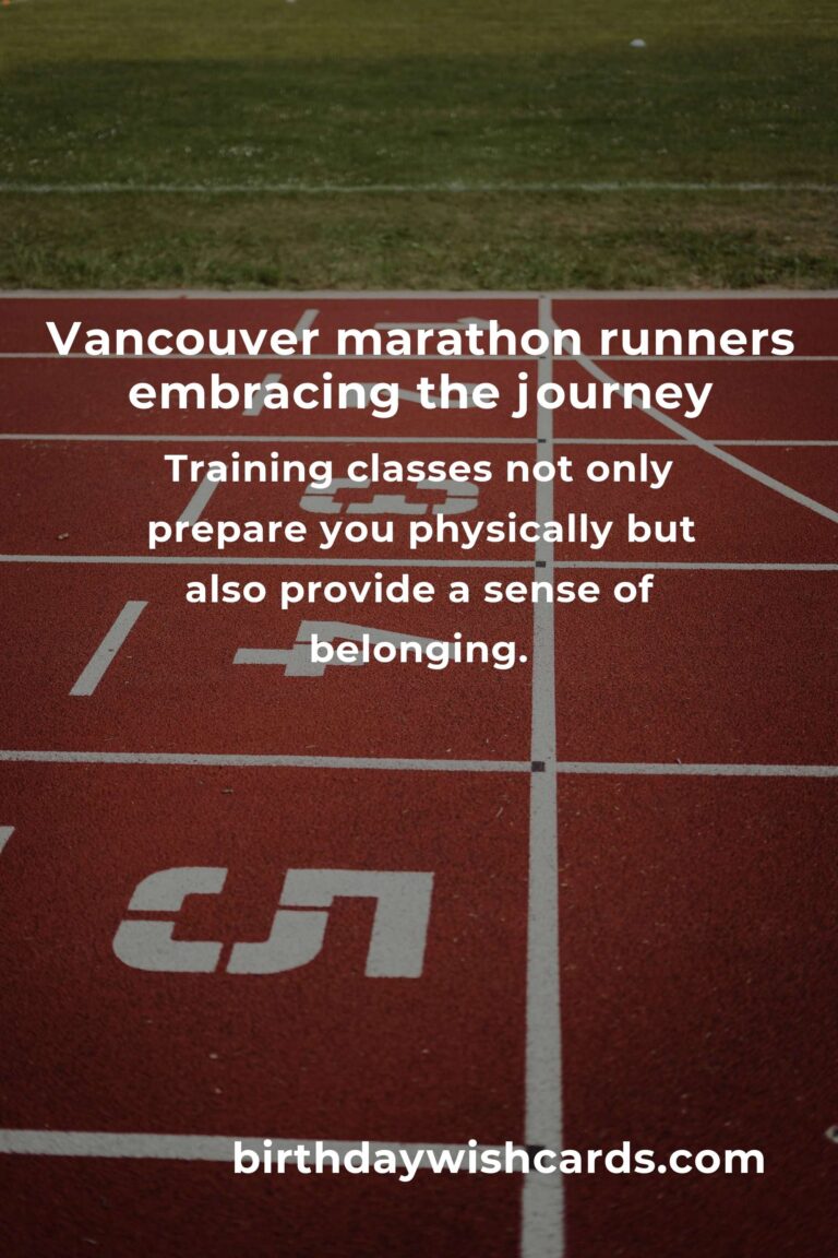 Discover the Heart and Sole: Best Marathon Training Classes in Vancouver for 2025