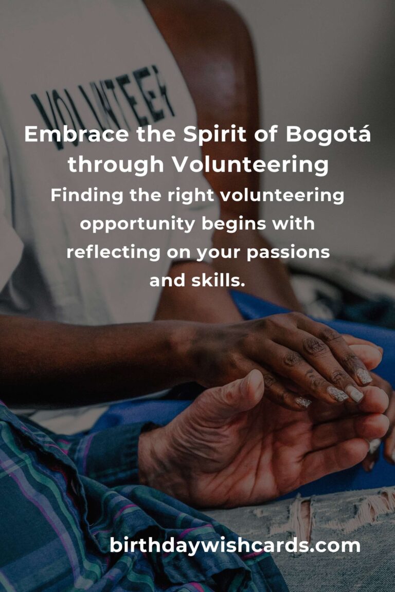 Discover the Heart of Giving: A College Student’s Guide to Volunteering in Bogotá