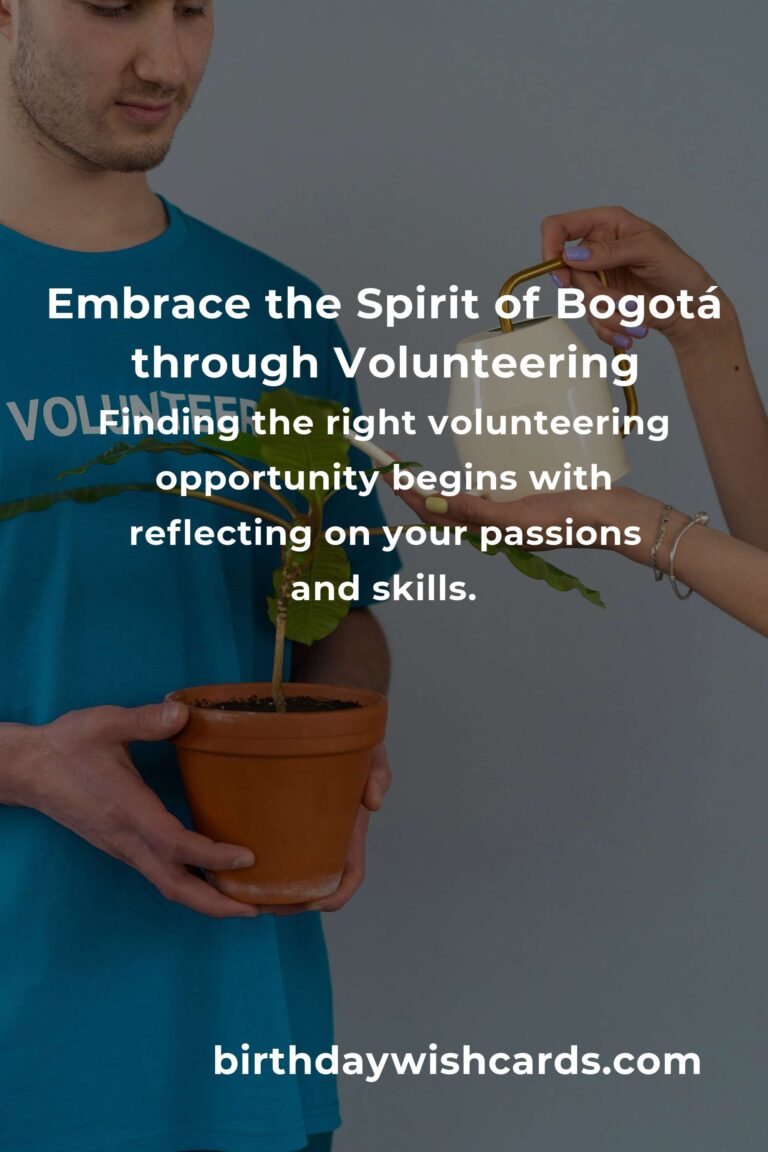 Discover the Heart of Giving: A College Student's Guide to Volunteering in Bogotá