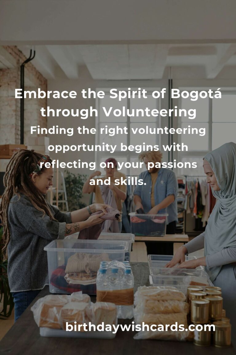 Discover the Heart of Giving: A College Student's Guide to Volunteering in Bogotá