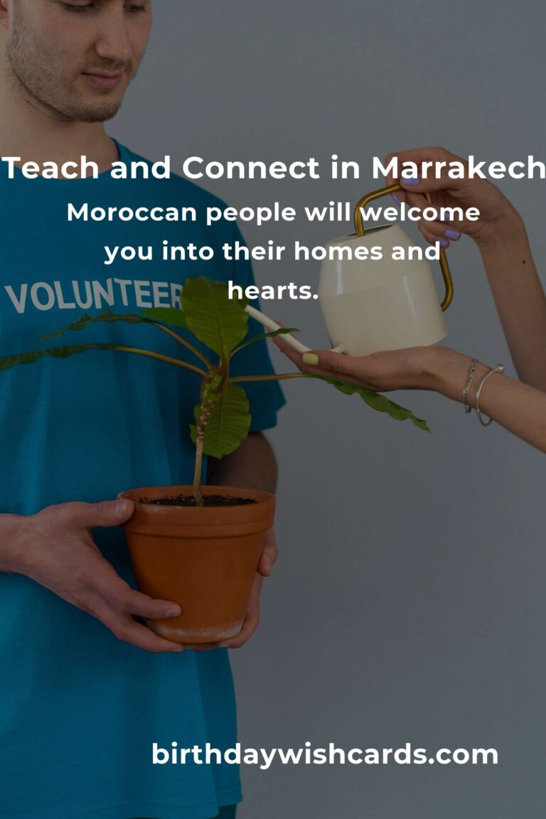 Discover the Heart of Marrakech Through Teaching Volunteer Opportunities