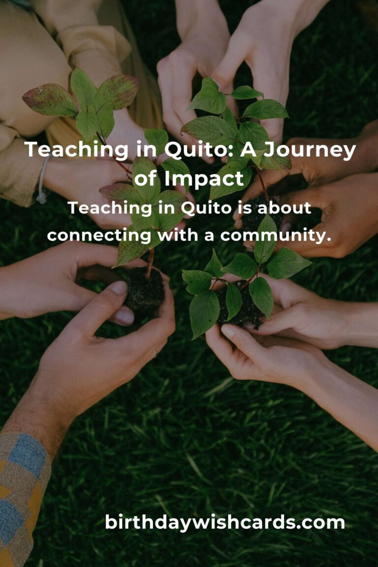 Discover the Heart of Quito: Transform Lives Through Teaching Volunteer Opportunities