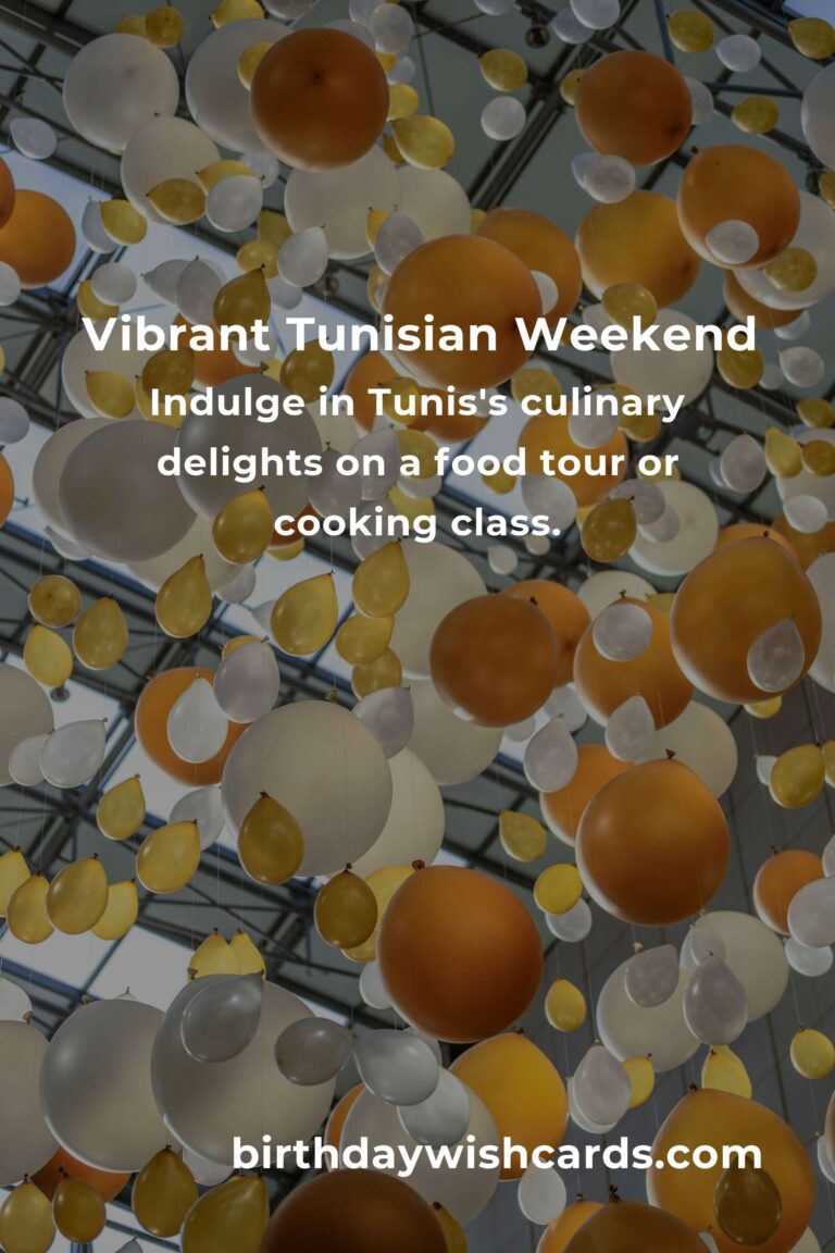 Discover the Heart of Tunis: Unforgettable Local Events This Weekend