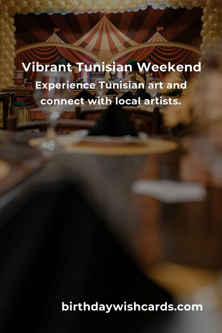 Discover the Heart of Tunis: Unforgettable Local Events This Weekend