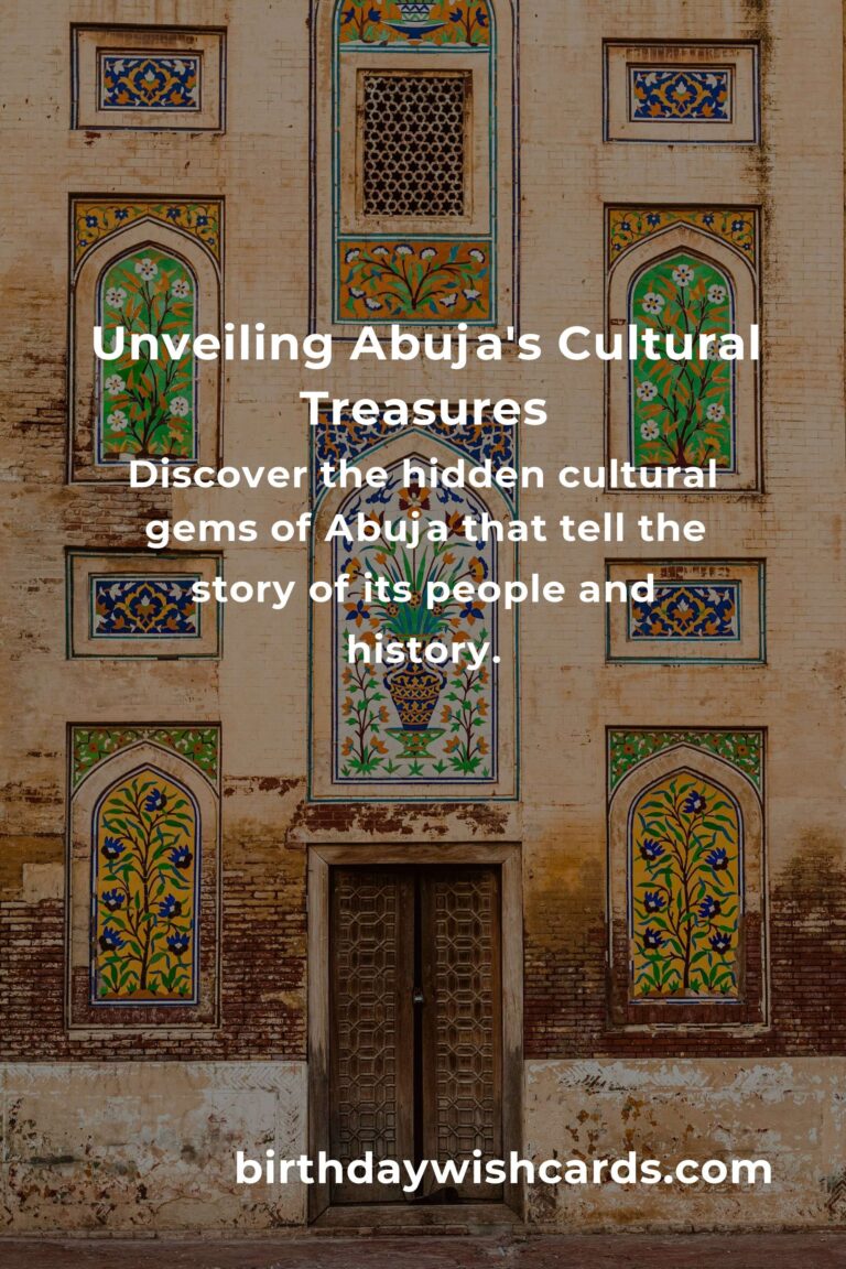 Discover the Heartbeat of Abuja: Hidden Cultural Sites You Must See