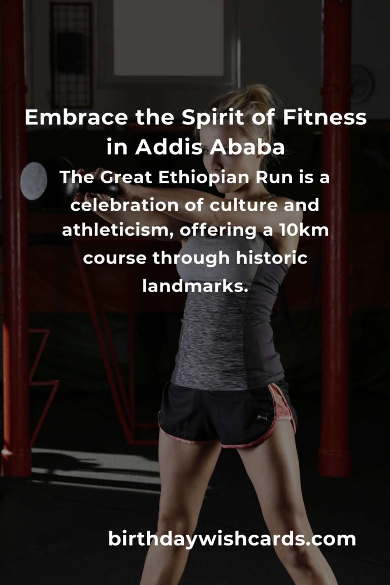 Discover the Heartbeat of Addis Ababa: Best Fall Events for Fitness Enthusiasts