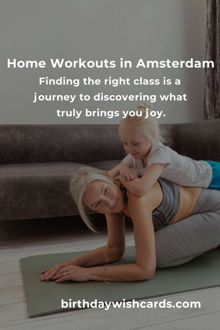 Discover the Heartbeat of Amsterdam: Top Home Workout Classes You Can't Miss in 2025