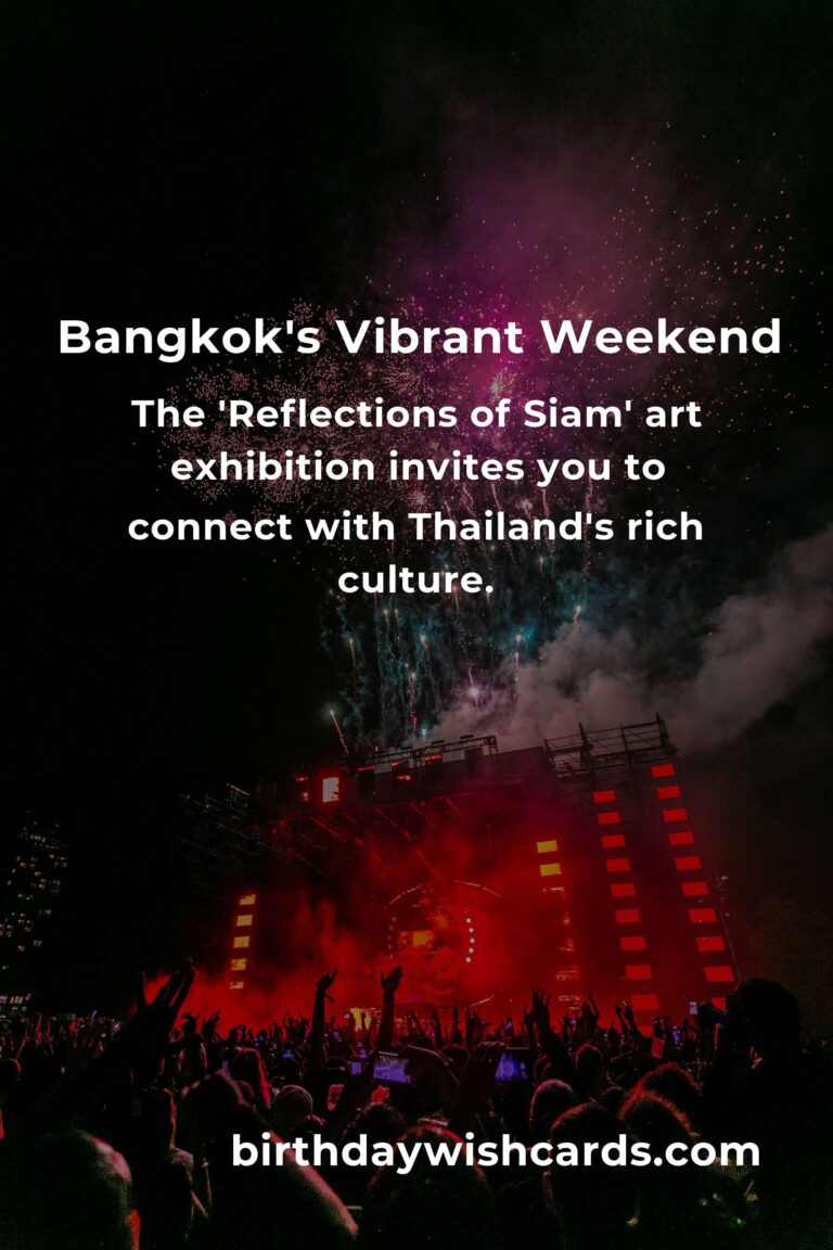 Discover the Heartbeat of Bangkok: Top Local Events This Weekend