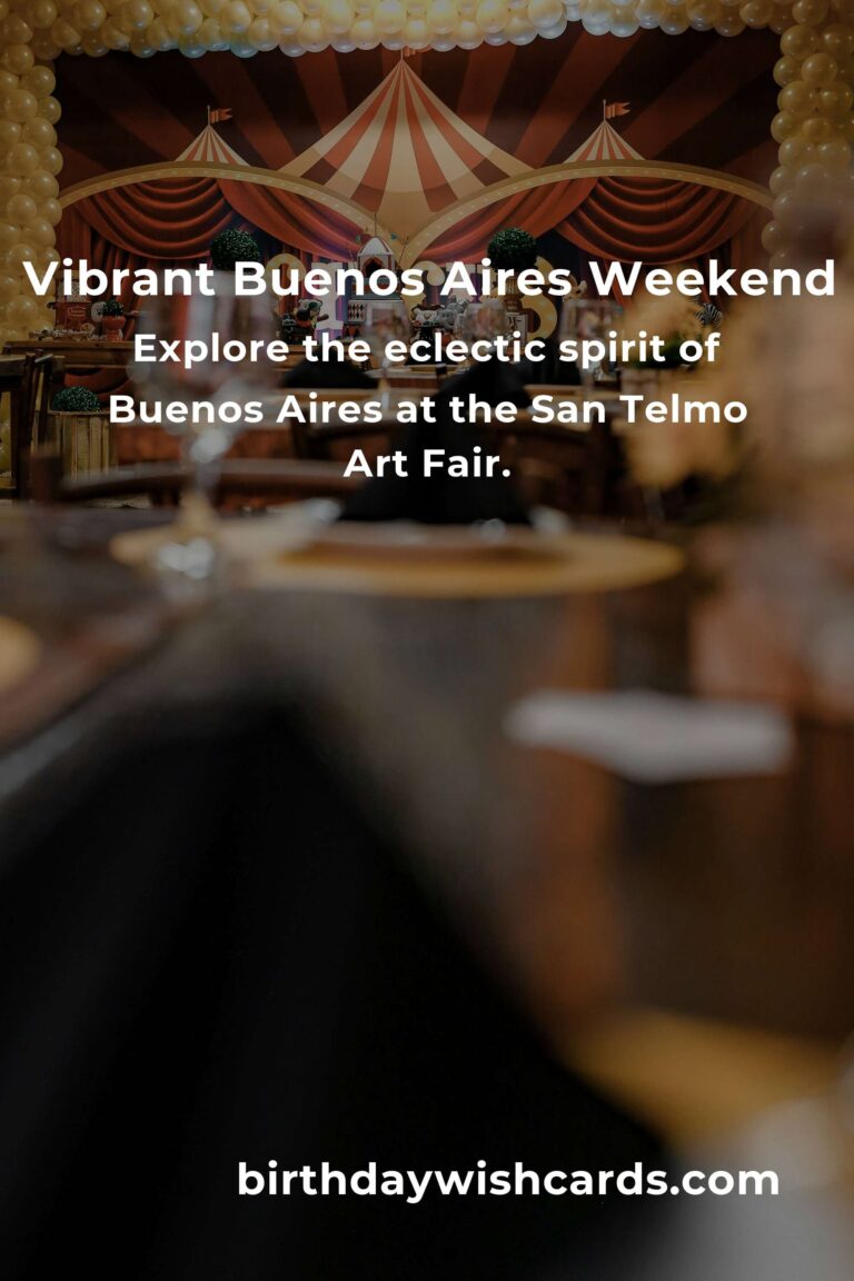Discover the Heartbeat of Buenos Aires: Unmissable Local Events This Weekend