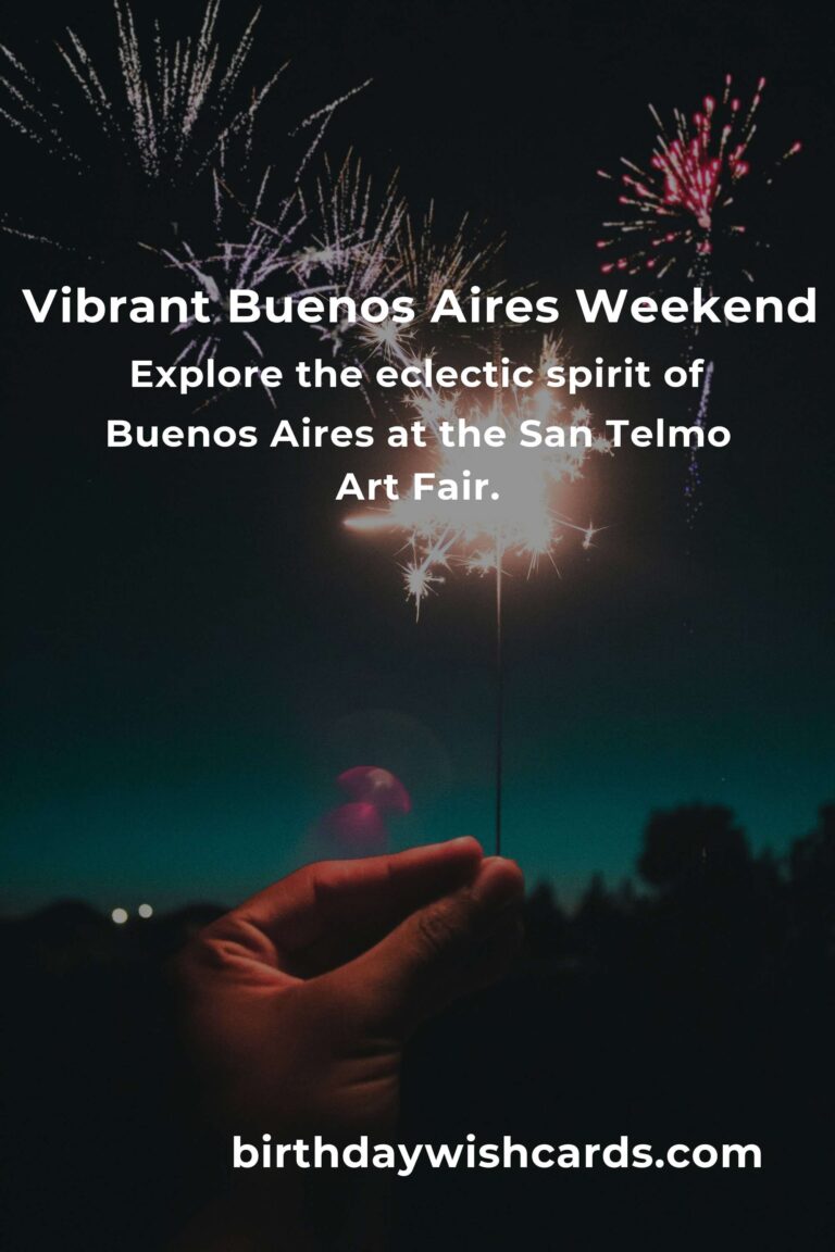 Discover the Heartbeat of Buenos Aires: Unmissable Local Events This Weekend