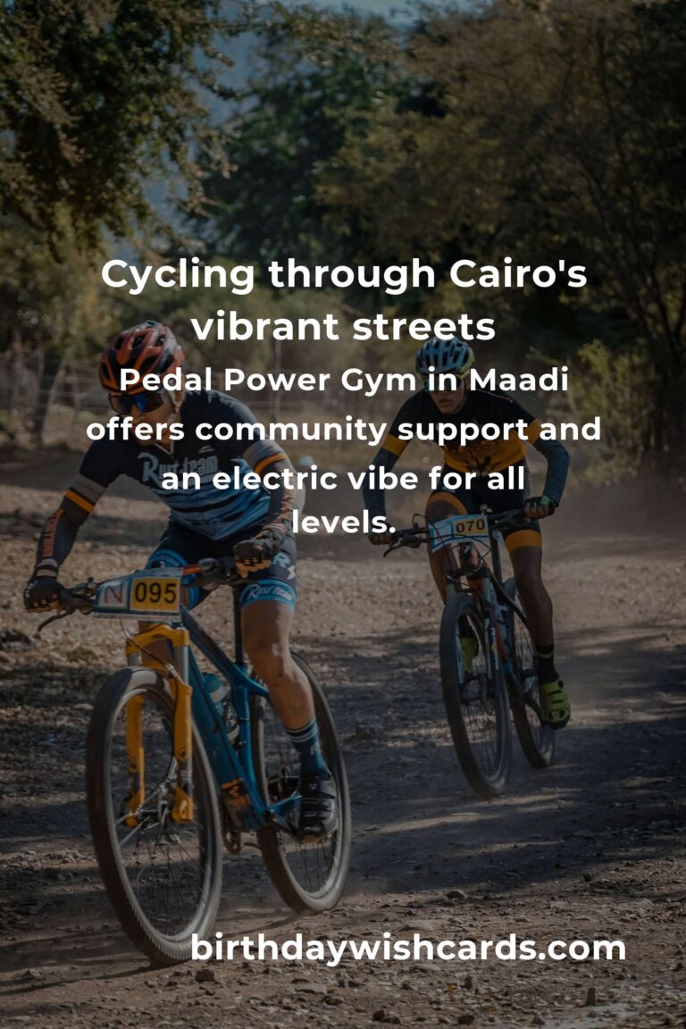 Discover the Heartbeat of Cairo: Best Cycling Classes in 2025