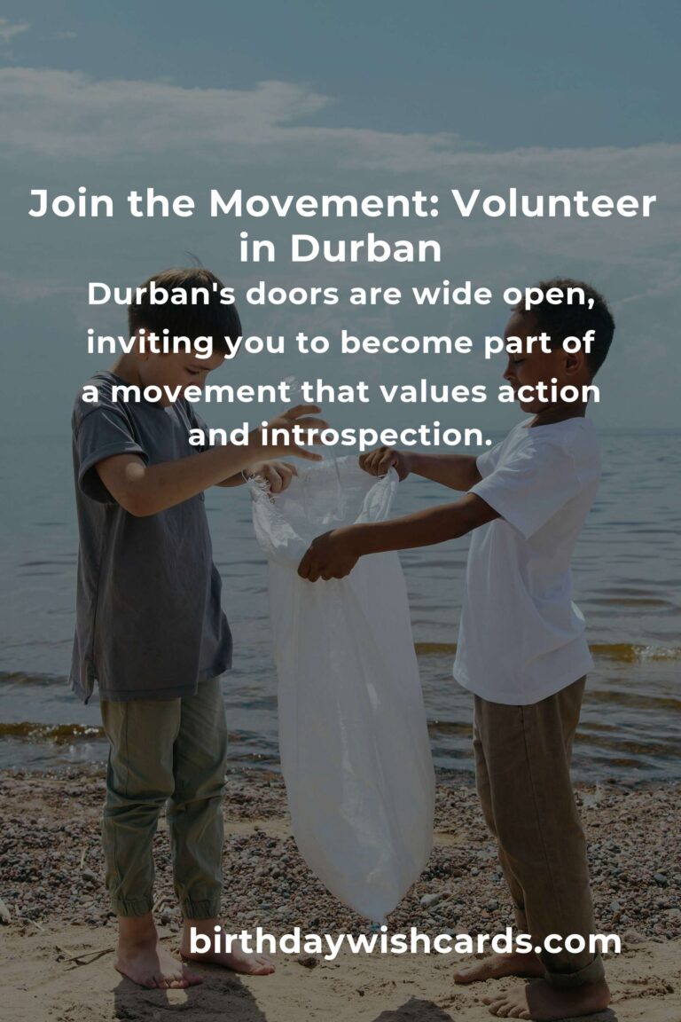 Discover the Heartbeat of Change: Environmental Volunteering in Durban 2025